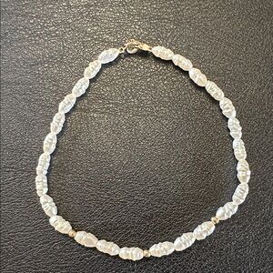 Rice Pearl Bracelet with 14K GF C Spring Clasp